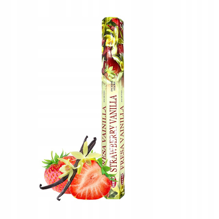Kadzidełka Sześciokątne HEM Strawberry Vanilla
