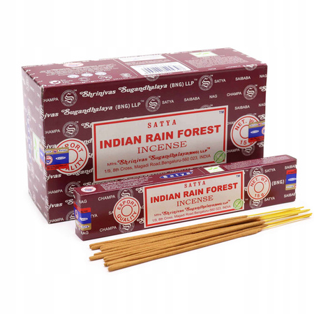 Kadzidełka Satya - Indian Rain Forest - Indyjski Las Deszczowy - Naturalne - 15g
