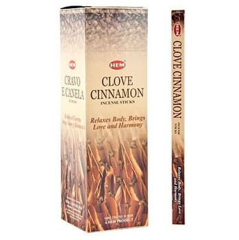 Kadzidełka zapachowe HEM Clove Cinnamon