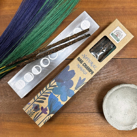 Namaste India Nag Champa - Naturalne Kadzidełka Masala - 11 szt. - 2h Palenia