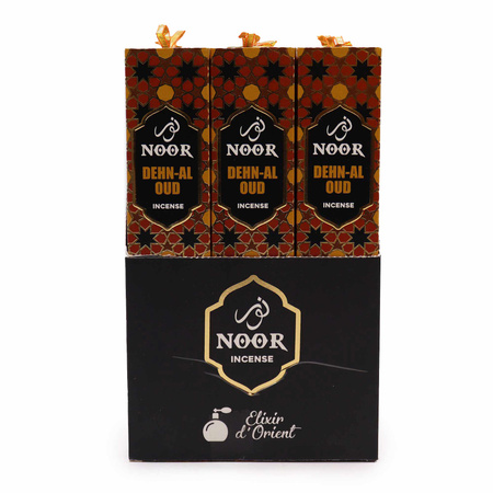 Naturalne Kadzidełka Noor Oud Al Oud – Zapach Skóry, Drewna i Tytoniu