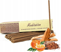 Kadzidełka Meditation 50 szt. - Song of India - Gorzka Pomarańcza - Zestaw z podstawką