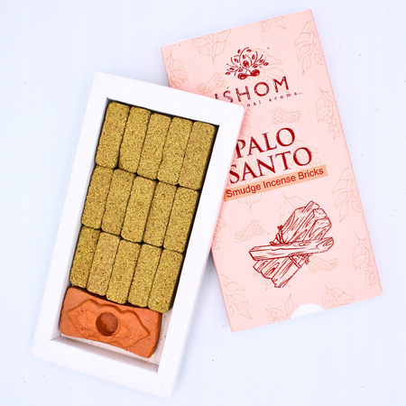 Kadzidło Palo Santo Cegiełki z Podstawką - Naturalne - Oczyszczanie Domu