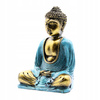 Figurka Buddy - Statuetka Zielono-Złota - Dekoracja Zen do Medytacji
