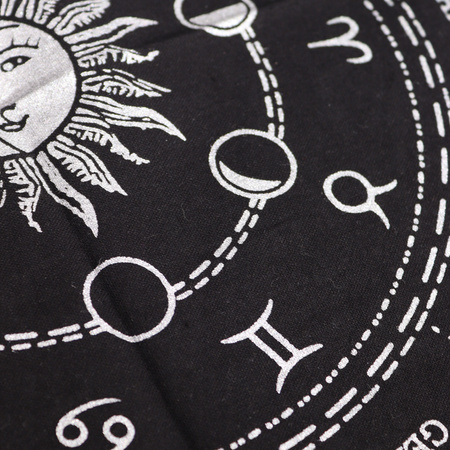 Obrus na Ołtarz - Horoskop i Znaki Zodiaku - Mata do Tarota - Styl Ezoteryczny