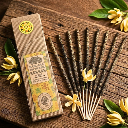 Kadzidełka Żywiczne na Patyku - Ylang Ylang - Naturalne - Relaks i Zmysłowość