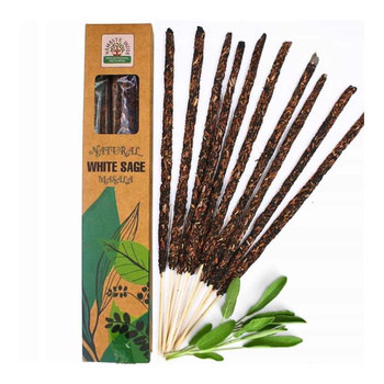 Kadzidełka Masala Biała Szałwia - Namaste India - Oczyszczające - 50g