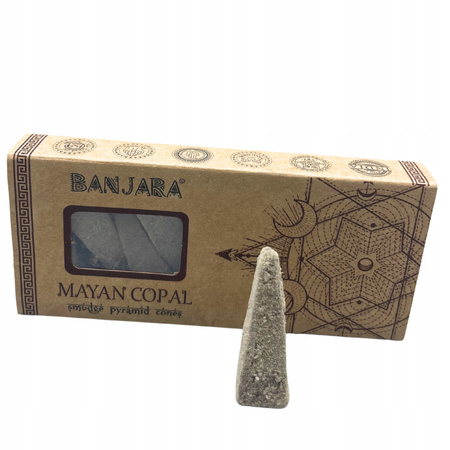 Kadzidełka Piramidki - Kopal Majski - Banjara - Mayan Copal - Naturalne - 10 szt.