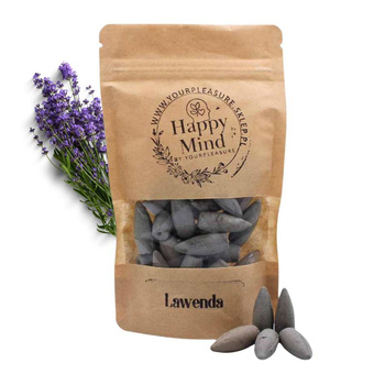 Zapachowe kadzidełka backflow Happy Mind - Lawenda 30szt