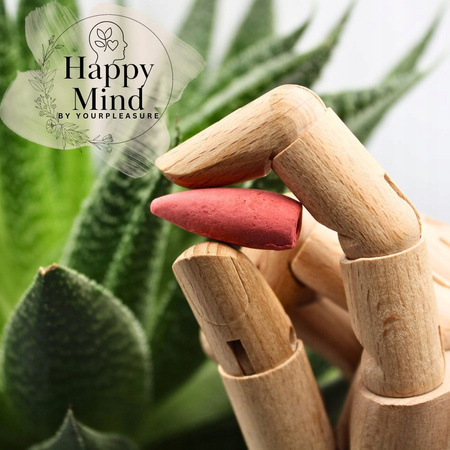 Zapachowe kadzidełka backflow Happy Mind - Olibanum i Mirra 30szt