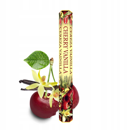 Kadzidełka Sześciokątne HEM Cherry Vanilla