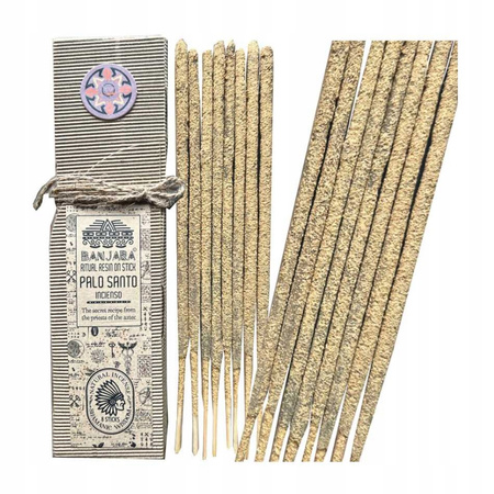 Banjara Palo Santo - Żywica Rytualna na Patyku - 8 szt. - 2h Palenia - Oczyszczanie