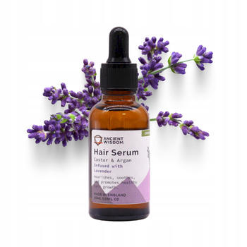 Serum do Włosów Lawenda - Organiczne i Naturalne - Regeneracja i Spokój - 30 ml