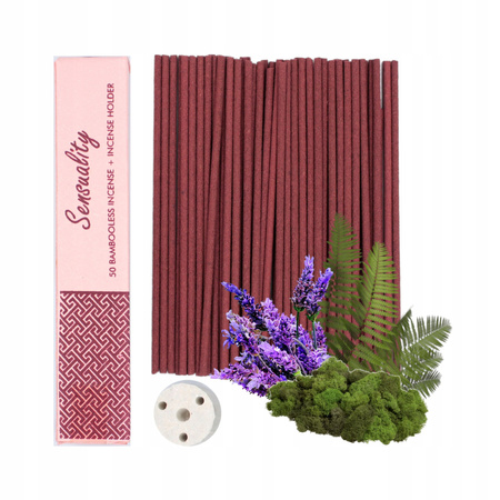 Kadzidełka Sensuality 50 szt. - Song of India - Ylang-Ylang i Gałka Muszkatołowa - Zestaw z podstawką