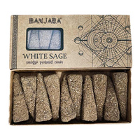 Kadzidełka Piramidki - Biała Szałwia - Banjara - White Sage - Naturalne - 10 szt.