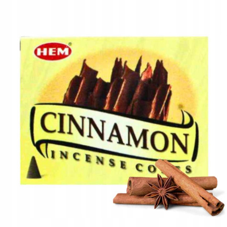 Kadzidełka stożkowe HEM cynamon cinnamon 10 szt.