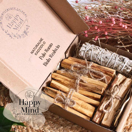 Zestaw naturalnych kadzideł - Palo Santo 100g i Biała Szałwia 35g - Kadzidła naturalne