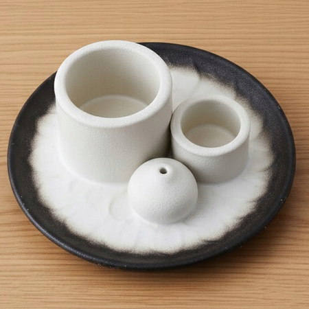 Ceramiczna Podstawka pod Kadzidła Kominek do Palo Santo i Szałwii