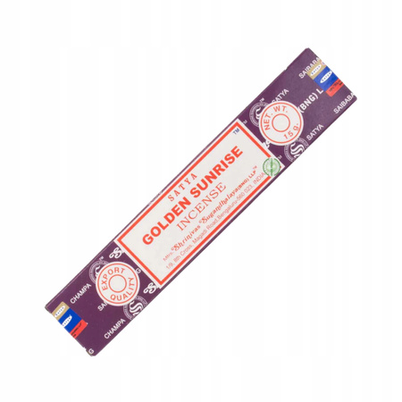 Kadzidełka Satya - Golden Sunrise - Złoty Wschód Słońca - Naturalne - 15g