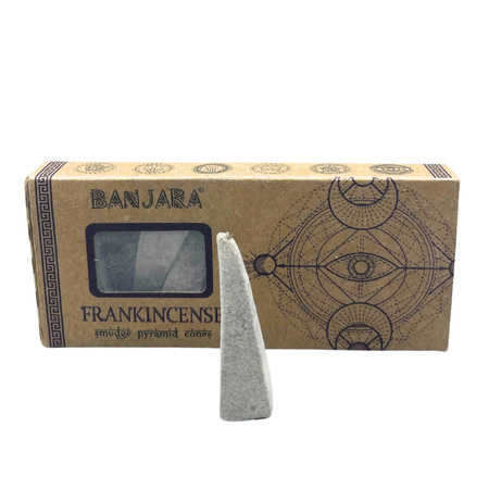 Kadzidełka Piramidki - Olibanum Frankincense - Banjara - Naturalne - 10 szt.