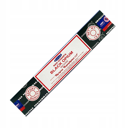 Kadzidełka Satya - Black Opium - Czarnym Opium - Naturalne Pyłkowe - 15g
