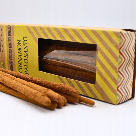 Kadzidełka Banjara Harmony Fusion - Cynamon i Palo Santo - Naturalne Kadzidełka na Obfitość