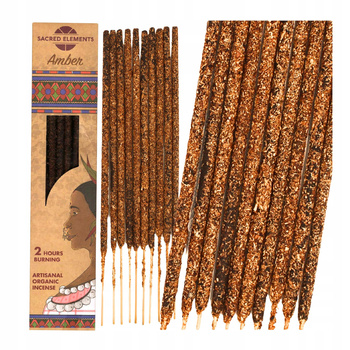 Kadzidełka Bursztynowe Amber - Sacred Elements - Ciepło i Ochrona