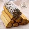 Happy Mind Zestaw Palo Santo 25g + Biała Szałwia