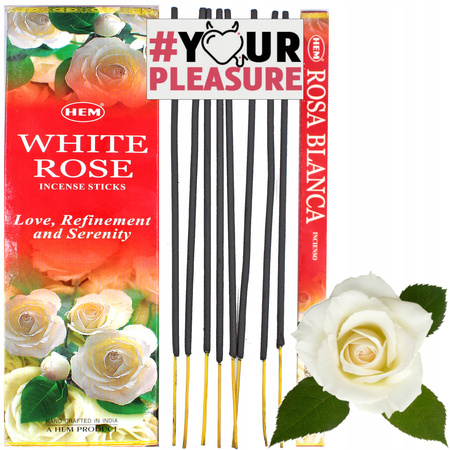 Kadzidełka Zapachowe HEM White Rose