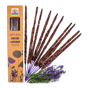 Naturalne Kadzidełka Masala Lawenda - Namaste India - Długi czas palenia (2h) - 50g