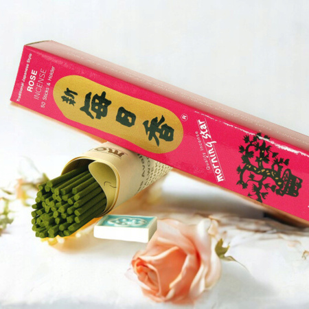 Kadzidła Japońskie Różane - Nippon Kodo Morning Star Rose – 50 szt.