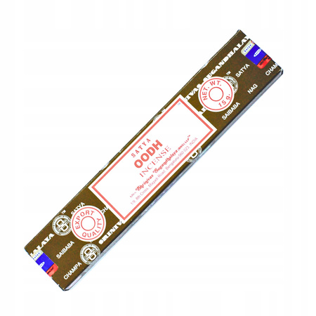 Kadzidełka Satya - Oodh - Agarwood - Naturalne Pyłkowe - Oryginalne - 15g