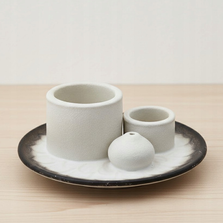 Ceramiczna Podstawka pod Kadzidła Kominek do Palo Santo i Szałwii