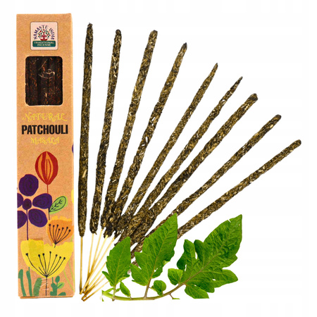 Naturalne Kadzidełka Masala Paczula - Namaste India - Ziemisty Aromat - Do 2h Palenia