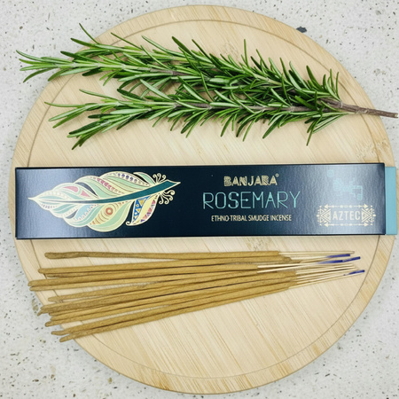 Kadzidełka Naturalne Rozmaryn - Banjara Aztec Ethno Tribal - Pyłkowe - 15g
