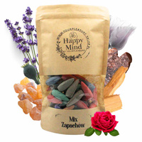 Kadzidełka Stożkowe Backflow Mix Zapachów 56 szt. - Naturalne - Happy Mind