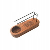 Mała Podstawka pod Palo Santo - Drewno Teak - Hamsa Ręka Fatimy