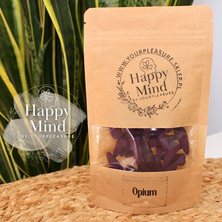 Kadzidełka Stożkowe Opium 30 szt. - Indyjskie - Naturalne - Happy Mind