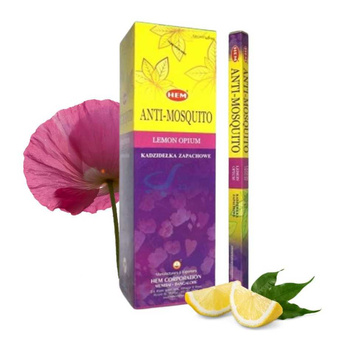Kadzidełka HEM Anti-Mosquito Lemon Opium