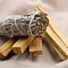 Zestaw Rytualny - Oczyszczanie i Ochrona - Palo Santo - Biała Szałwia - Czarne Świece