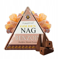 Kadzidełka Backflow Jumbo (Wodospad Dymny) Golden Nag Benzoin – 10 szt.