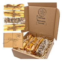 Zestaw do Oczyszczania i Relaksu - Palo Santo 75g & Biała Szałwia z Lawendą - Happy Mind