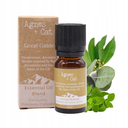 Mieszanka Olejków Eterycznych Great Gable - Naturalna - Rześkość i Skupienie - 10 ml