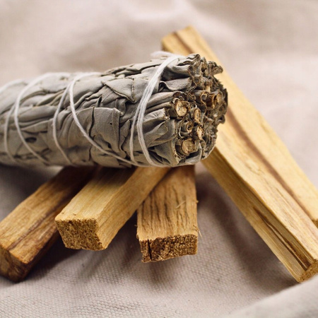 Palo Santo, Szałwia, Niebieskie Świece - Oczyszczanie i Rytuały Domowe