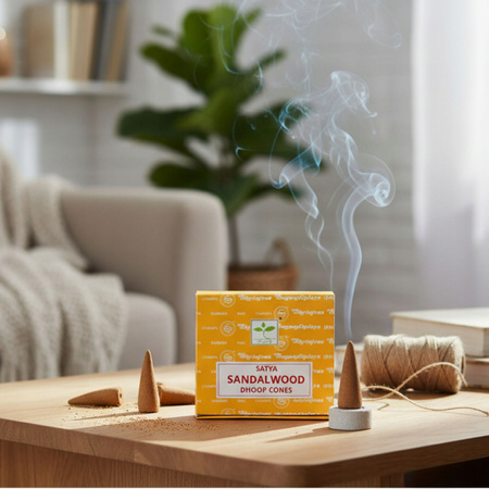 Satya Nag Champa Sandalwood Dhoop Cones
