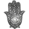 Podstawka pod Kadzidełka Hamsa - Polerowane Aluminium - Ręka Fatimy