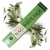 Kadzidełka Patyczkowe Biała Szałwia 15g - Naturalne - Golden Nag - Vijayshree