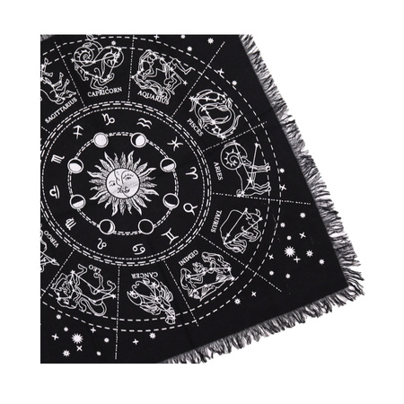 Obrus na Ołtarz - Horoskop i Znaki Zodiaku - Mata do Tarota - Styl Ezoteryczny