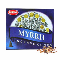 Kadzidełka stożkowe HEM mirra myrrh 10 szt.