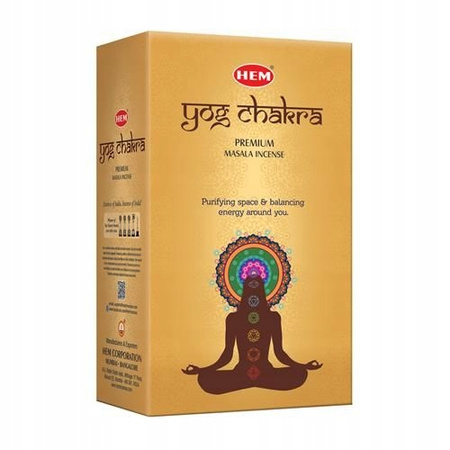 Kadzidełka HEM Premium Masala Yog Chakra